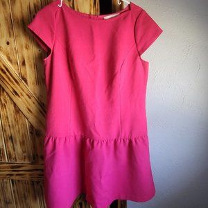 Hot pink dress